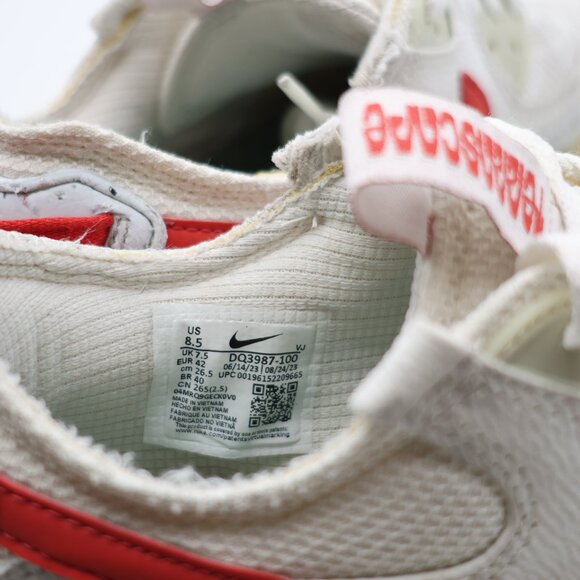 Nike Air Max Terrascape 90 Shoes Men\'s Size 8.5 Summit White Red Clay Sneakers main image 12